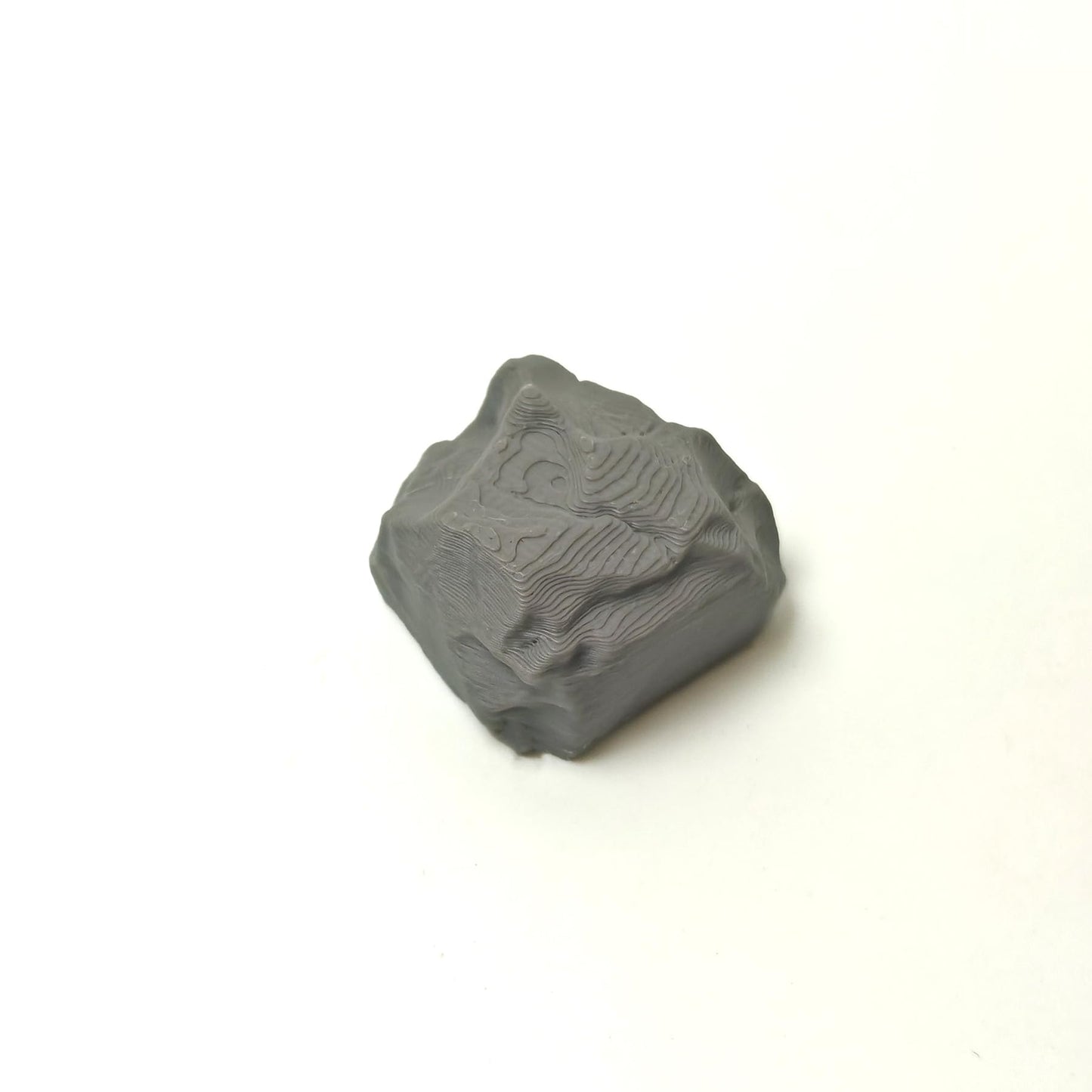 LuckyVin 3D Printed Irregular Gray Stone Cluster - Tabletop Game Terrain for 28-32mm Scale Miniatures, Painter-Friendly Wargame Scenery (Grey)