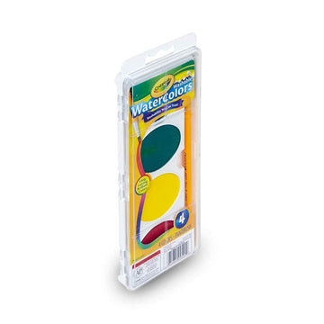 Binney & Smith Crayola(R) So Big(TM) Washable Watercolor Set, Set Of 4 Colors