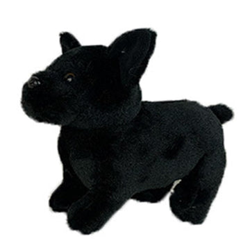 JIANEEXSQ Cute Simulation French Bulldog Plush Toy Realistic Lifelike Bulldog Dog Puppy Stuffed Animals Model Doll Gift Collection for Kids