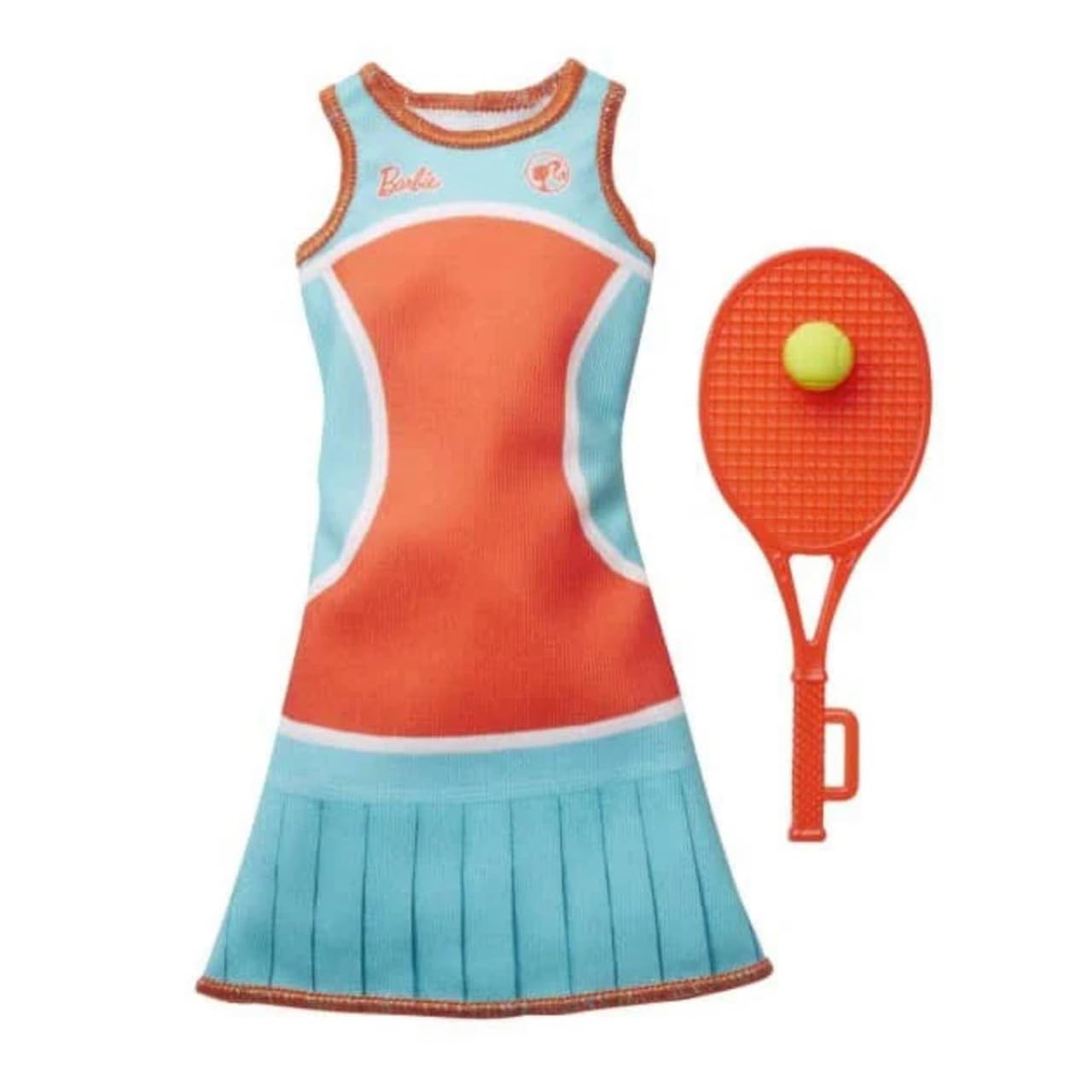 Barbie and Ken Matching Tennis Fashion Outfits and Racquets (Pack of 2)