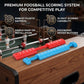 2pcs Table Football Counter 10 Numbers Scoring Score Counter Indicator for Standard Foosball Tables(Red&Blue)