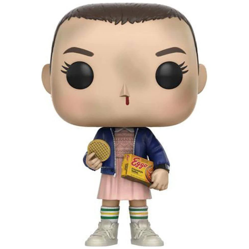 POP Eleven with Eggos: Funko x Stranger Things Vinyl Figure with Free Protector!