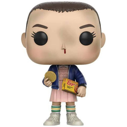 POP Eleven with Eggos: Funko x Stranger Things Vinyl Figure with Free Protector!