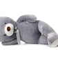 MaoGoLan Giant Grey Teddy Bear 47 inch 4 feet Large Stuffed Gray Teddy Bears Stuffed Animals for Girlfriend Children
