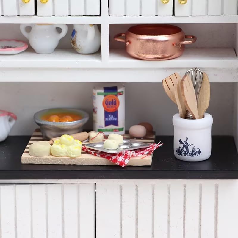 1/12 Miniature Kitchen Utensils Dollhouse Decoration Accessories, Décor, Decorations