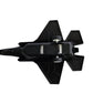 Toy Essentials 12 Piece Large Black Pull-Back and Release Action Fighter Jet Set, 3.5 Inches