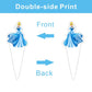 25Pcs Cinderela Cake Decorations with 24pcs Cupcake Toppers 1pcs Cake Topper for Girls Birthday Party Supplies