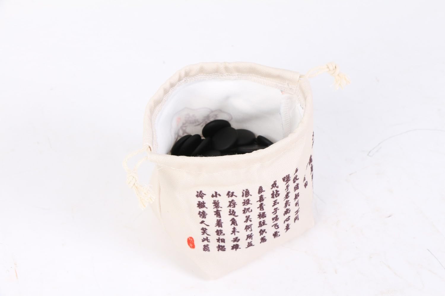 SongYun Go Stones Storage Bag Set of 2 Go Bowl Multifunction Portable Cloth Pouches