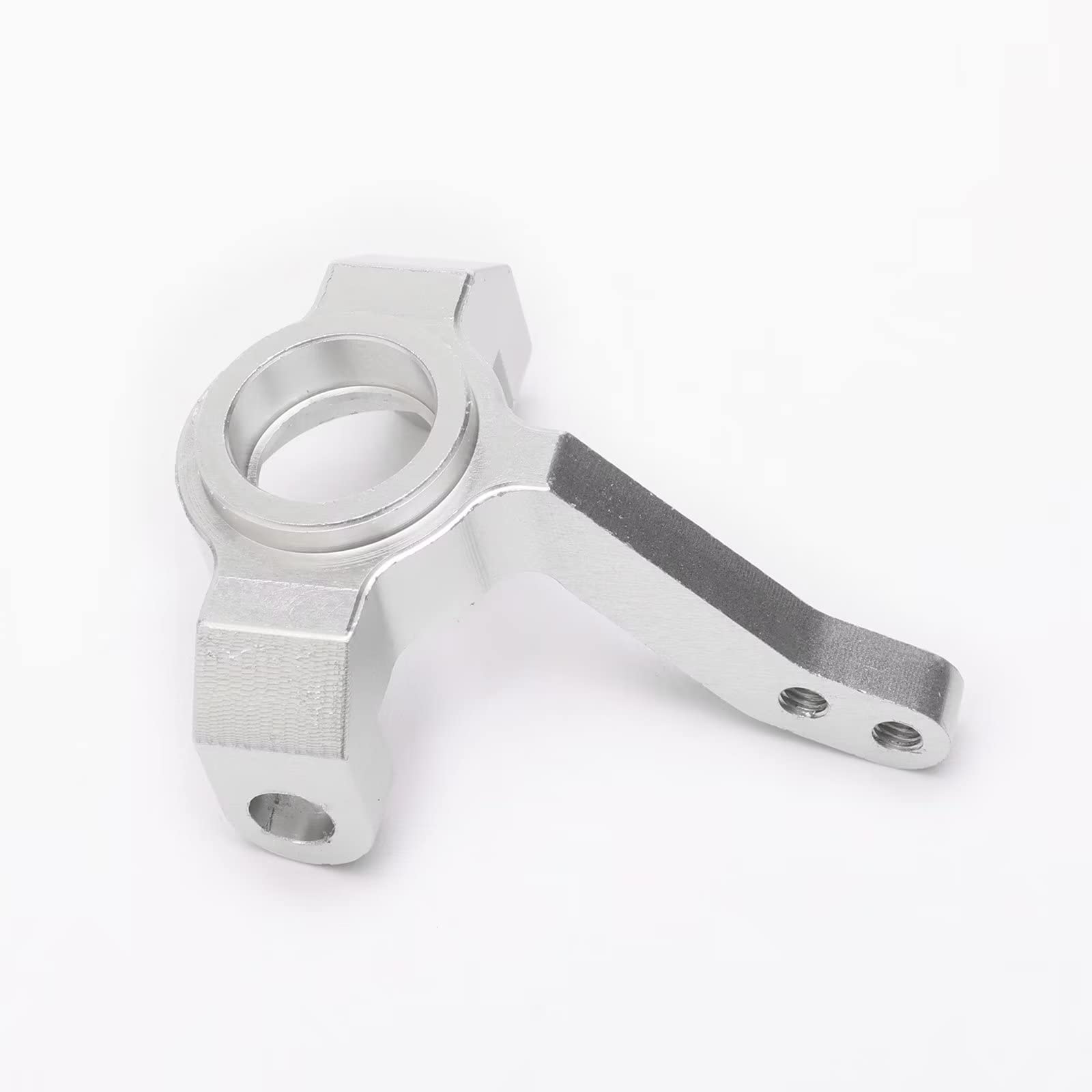 2 Sets Silver Aluminum Alloy Front Knuckle Arm for GPM AXIAL RC Car SCX10 Upgrade Parts