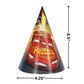 Disney Cars 3 Movie Party Hats (Pack of 8) - Vibrant, Colorful & Sturdy - Perfect for Themed Birthday Parties & Celebrations