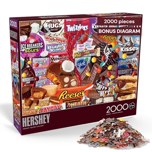Buffalo Games - Hershey's Deluxe Collage - 2000 Piece Puzzle for Adults