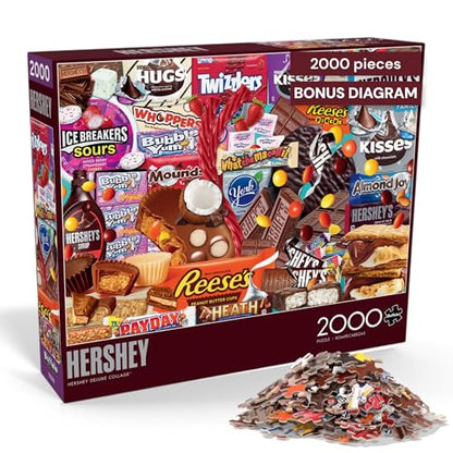 Buffalo Games - Hershey's Deluxe Collage - 2000 Piece Puzzle for Adults