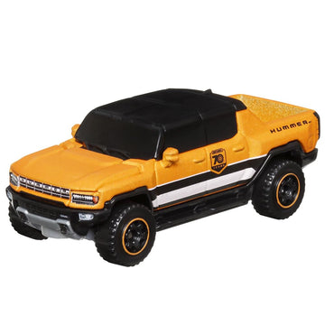Matchbox Moving Parts 70 Years Special Edition Die-Cast Vehicle - HMV12 ~ Inspired by 2022 Hummer EV ~ 3/5 Orange and Black