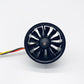 XFLY-MODEL 30mm 12-Blade EDF Ducted Fan with 1108 Brushless Outrunner Motor 3S & 4S Version Model Jet Aircraft (1108-KV8500 (3S))