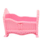 Replacement Part for Collectible Fisher-Price Loving Family Grand Manor Dollhouse T4692 - Pink Baby Doll Rocking Cradle