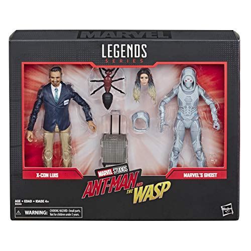 Marvel Legends Series Ant-Man & The Wasp 6"-Scale Movie-Inspired X-Con Luis & Marvel’s Ghost Collectible Action Figure 2 Pack