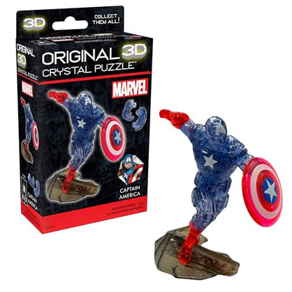 Marvel Captain America Crystal 3D Puzzle, 31-Pc, Ages 12+