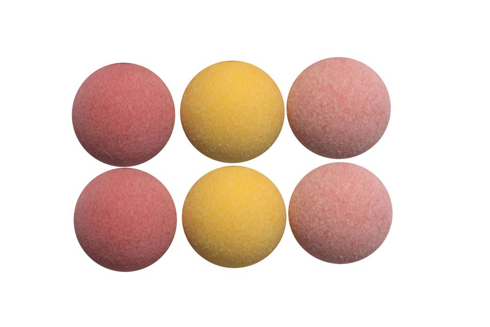 Tornado Official Foosball 2 Each Red Pink & Yellow