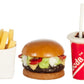 Dollhouse Miniature HAMBURGER/FRIES/DRINK
