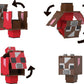 Minecraft Flippin Figs Mooshroom Cow with 2-in-1 Fidget Play 3.75-inch