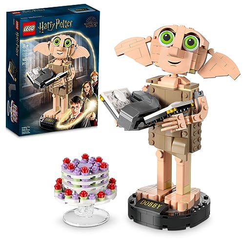 LEGO Harry Potter Dobby The House-Elf Building Toy Set, Build and Display Model of a Beloved Character from The Harry Potter Franchise, for 8 Year Old