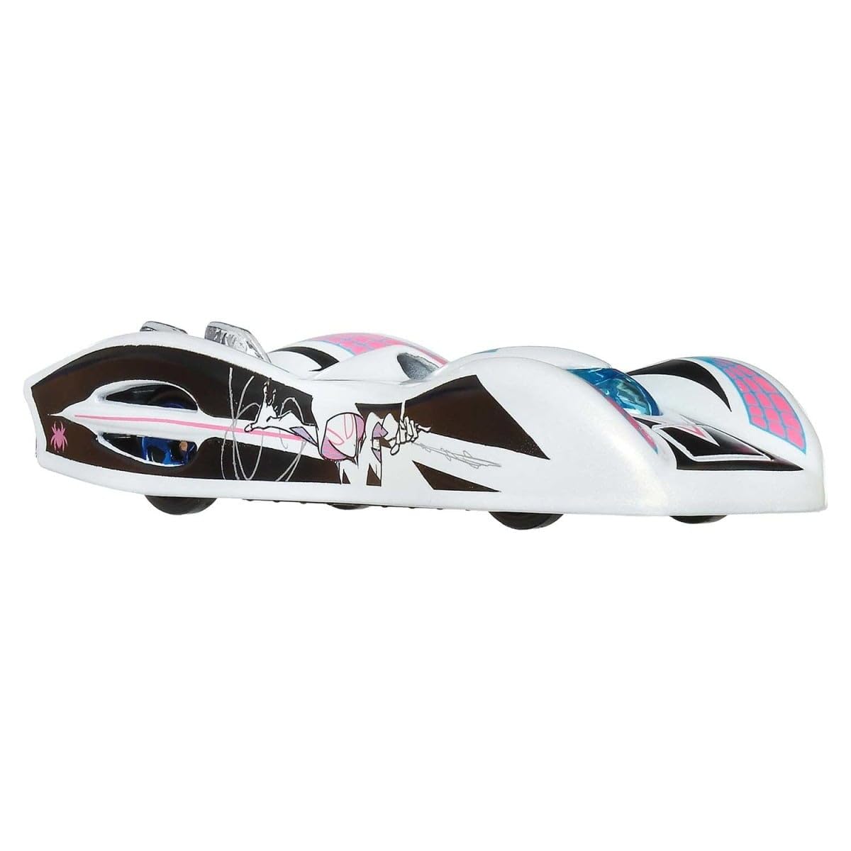 Hot Wheels Silver Series Spider Man Ground FX [Ghost Spider] 2/5, 1:64 Scale Diecast Toy Vehicle