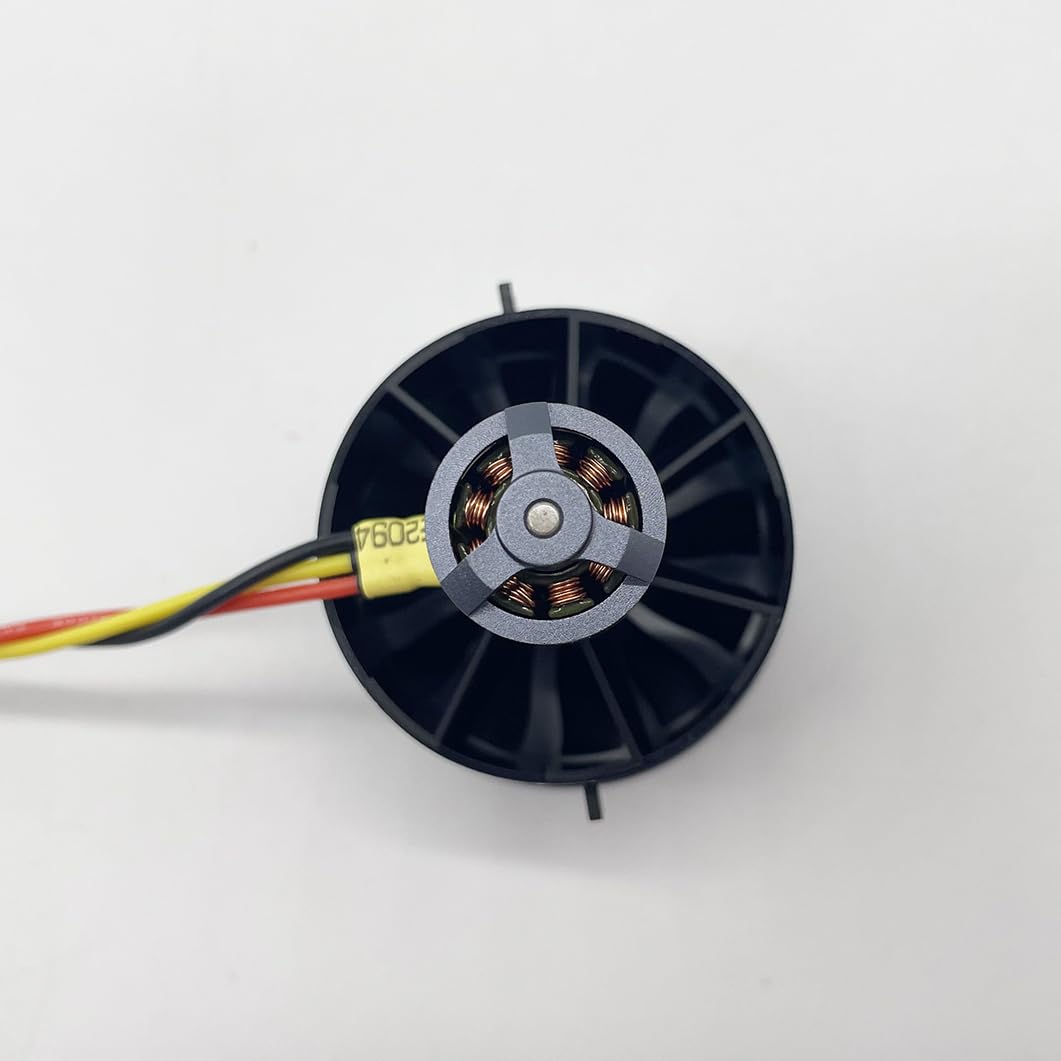 XFLY-MODEL 30mm 12-Blade EDF Ducted Fan with 1108 Brushless Outrunner Motor 3S & 4S Version Model Jet Aircraft (1108-KV8500 (3S))