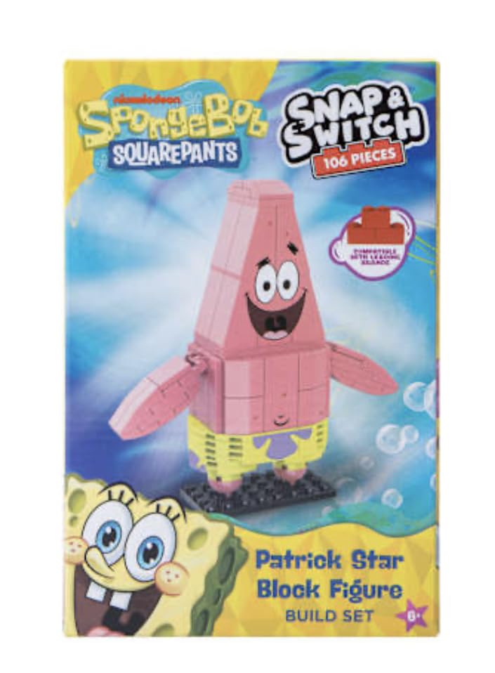 SpongeBob SquarePants Snap & Switch Patrick Star Block Figure