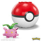 MEGA Pokemon Hoppip Building Set with 21 Compatible Bricks and Pieces and Poke Ball, Toy Gift Set for Ages 6 and up