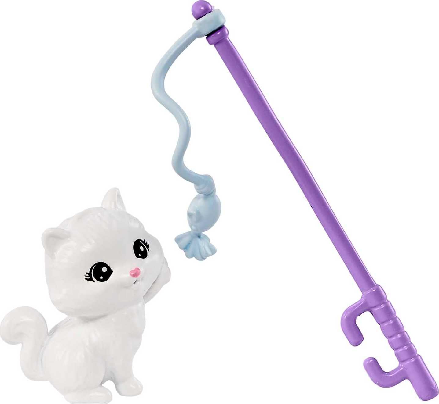 Barbie Kitty Condo Doll & Pets, Cat Tree Toy Playset with 5 Kitten Figures & Accessories