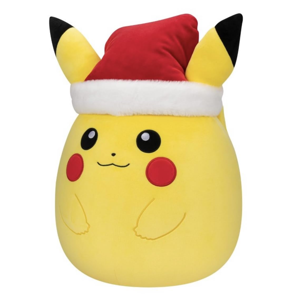 Squishmallows Pokémon Pikachu Christmas Holiday Plush with Santa Hat 14"