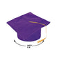 Fun Express Purple Felt Graduation Caps for Graduation - 12 Pieces