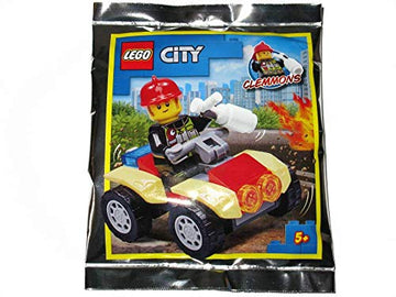 LEGO City: Fireman Clemmons Minifigure with Fire Quad