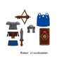 GoAssemb Medieval Roman Weapons Accessories Building Blocks Set Including Armors Spear Helmet Shield Bow, Designed for Mini Figures, MOC Bricks Parts