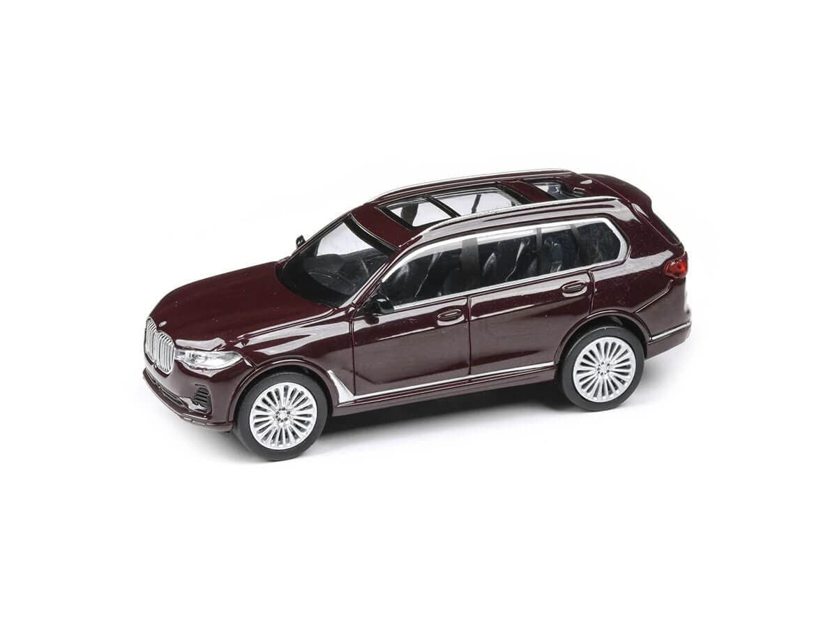 Paragon BMW X7 Ametrine Red Metallic 1/64 Diecast Model Car
