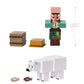 Mattel Minecraft Action Figures & Accessories 2-Packs, 3.25-inch Scale with Pixelated Design, Collectible Toy Set