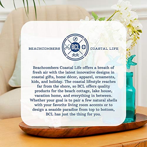 Beachcombers Sea Star & Sand Dollar Tic-Tak-Toe Game, 9.5-Inch, MDF, Blue