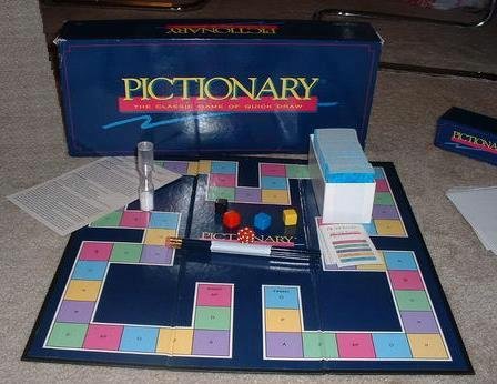 Pictionary, the Classic Game of Quickdraw (Updated for the 90s)