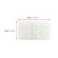 RLECS 20pcs Pinned Nylon Hinge 20x36mm L Size for RC Airplane Plane Parts Model Replacement