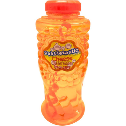Cheese Scented Bubbles for Dogs! 8 oz Bottle of 100% Non Toxic Dog Bubbles. Tear Free!