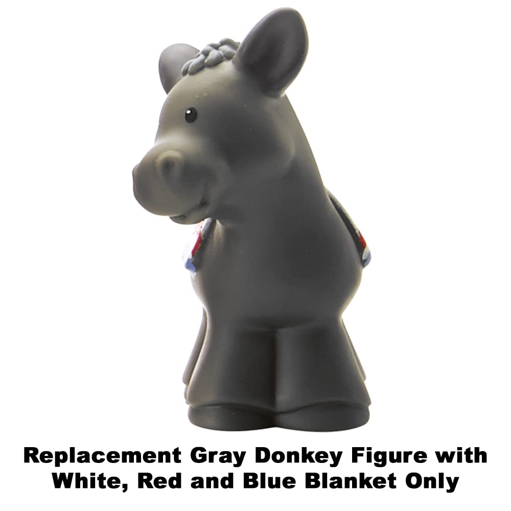 Fisher-Price Replacement Part Little People Nativity Playset DPX53 - Replacement Gray Donkey Figure