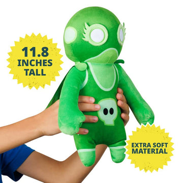 Gang Beasts Green Wrestler Plush 12" Video Game Character Doll Figure