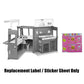 Replacement Parts for Fresh 'n Fun Food Truck Barbie Doll Playset - GMW07 ~ Replacement Label/Sticker Sheet
