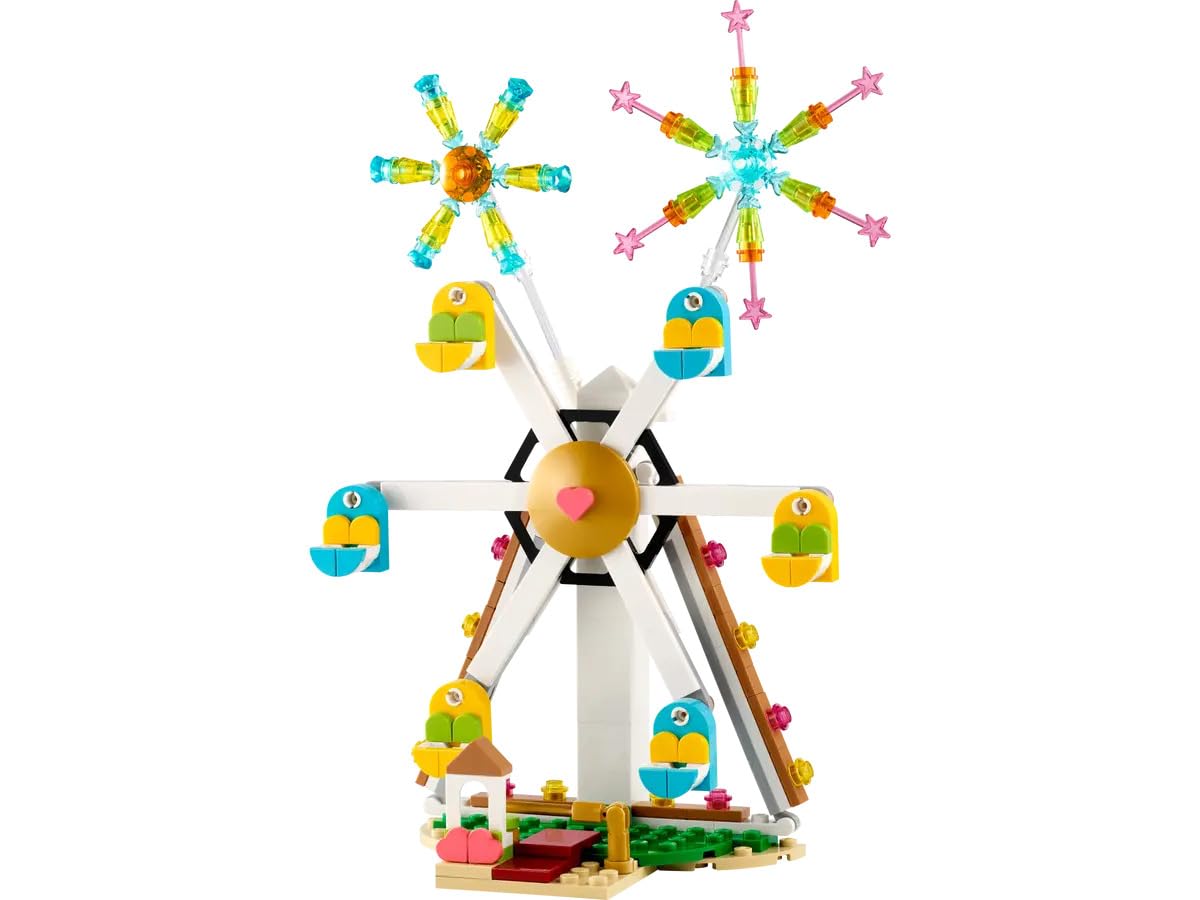LEGO Creator Celebration Ferris Wheel with Fireworks Building Set 40758, 230 Pieces