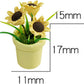 1Pc Miniature Sunflower, 1/12 Scale Miniature Dollhouse Accessories Decor, Resin Doll House Mini Sunflower Imagination DIY Micro Scene Decor
