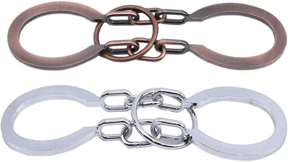 Metal Brain Teaser Puzzle Ring, Horseshoe Cast Puzzle Game, IQ Logic Test, Disentanglement Puzzle for Adults