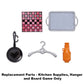 Replacement Parts for Barbie Malibu House Playset - FXG57 ~ Replacement Kitchen Supplies, Hanger and Board Game