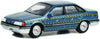1986 Taurus Blue Metallic Zalinsky Auto Parts Crash Test Vehicle (1995) Movie Hollywood Series Release 38 1/64 Diecast Model Car by Greenlight 44980A