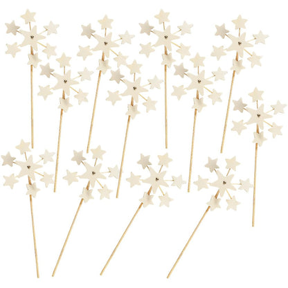 DIY Mini Star Pinwheels - Set of 12 - USA, Fourth of July Crafts for Kids and Fun Home Activities