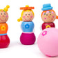 Bigjigs Toys Mini Wooden Fairy Skittles Set with 6 Skittles and 1 Bowling Ball